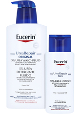 Eucerin UreaRepair Original Waschfluid 5 % + gratis Eucerin UreaRepair PLUS Lotion 10% (150 ml) 400 Milliliter