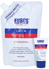 Eubos Trockene HAUT Urea 10% Körperlotion + gratis Eubos Handcreme 5% Urea 25 ml 400 Milliliter
