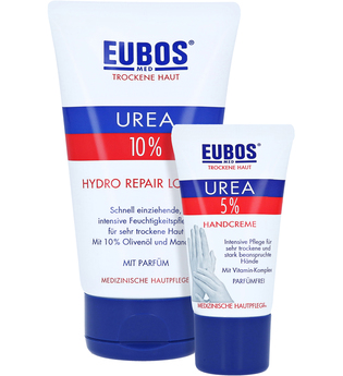 Eubos Trockene Haut Urea 10% Hydro Repair Lotion + gratis Eubos Handcreme 5% Urea 25 ml 150 Milliliter