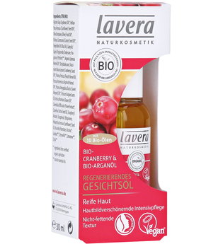 Lavera Gesichtspflege Faces Tagespflege Bio-Cranberry & Bio-Arganöl Regenerierendes Gesichtsöl 30 ml