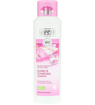 Lavera Haarpflege Shampoo Bio-Malivenblüten & Perlenextrakt Glanz & Schwung Shampoo 250 ml