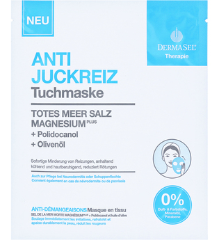 Dermasel Therapie Tuchmaske Anti-Juckreiz Totes Meer Salz