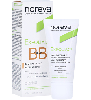 noreva Exfoliac getönte BB-Creme hell BB Cream 0.03 l