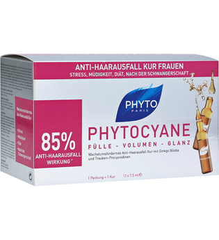 PHYTO Phytociane - Anti-Haarausfall Kur bei diffusem Haarausfall Haarkur 90.0 ml