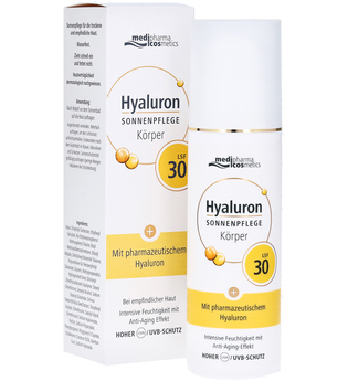 medipharma Cosmetics HYALURON SONNENPFLEGE Körper Creme LSF 30 Sonnencreme 0.15 l