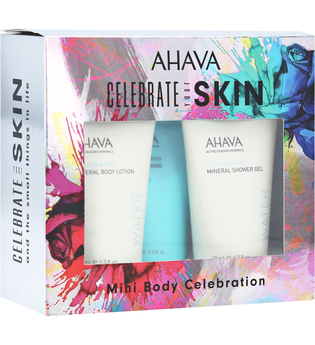 Ahava Körperpflege Deadsea Water Celebrate Your Skin Set Mineral Body Lotion 40 ml + Mineral Hand Cream Sea-Kissed 40 ml + Mineral Shower Gel 40 ml 1 Stk.