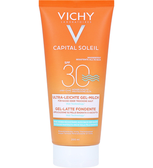 Vichy Produkte VICHY lDÉAL SOLEIL Ultra-leichte Gel-Milch für nasse oder trockene Haut LSF 30,200ml Sonnenmilch 200.0 ml