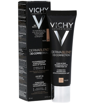 Vichy Produkte VICHY DERMABLEND 3D CORRECTION Hautunebenheiten korrigierendes Make-up Nr. 25 nude,30ml Foundation 30.0 ml