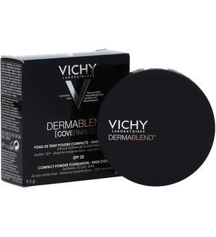 Vichy Dermablend Covermatte Compact Powder Foundation SPF25 9.5g 35 Sand (Medium/Tan, Cool)