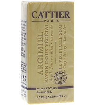 Cattier Körperpflege Heilerde - Seife Honig 150g Stückseife 150.0 g