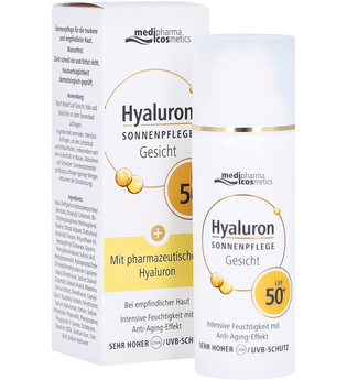 medipharma Cosmetics Medipharma Cosmetics Hyaluron Sonnenpflege Gesicht LSF 50+ Sonnencreme 50.0 ml