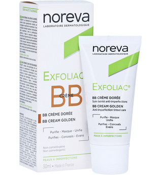 noreva Exfoliac getönte BB-Creme dunkel BB Cream 0.03 l