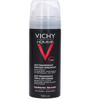 Vichy Homme 72h Anti-Transpirant mit 3-fach Sprühkopf Deodorant 150.0 ml