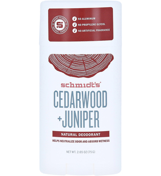 SCHMIDTS Deo Stick Signature Cedarwood & Juniper 75 Gramm
