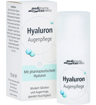 medipharma Cosmetics HYALURON AUGENPFLEGE Creme Augencreme 0.015 l
