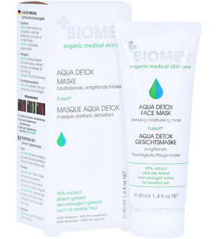 BIOMED Aqua Detox entgiftende Gesichtsmaske 40 Milliliter