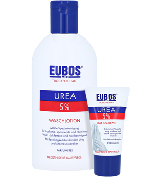 EUBOS TROCKENE Haut Urea 5% Waschlotion + gratis Eubos Handcreme 5% Urea 25 ml 200 Milliliter