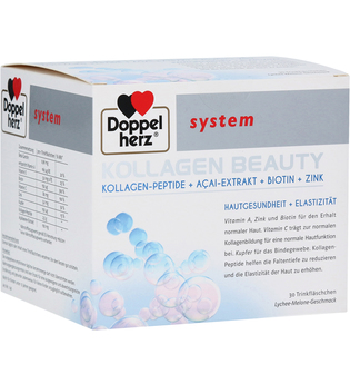 Doppelherz system Kollagen Beauty Kollagen-Peptide + Açai-Extrakt + Biotin + Zink 30 Stück