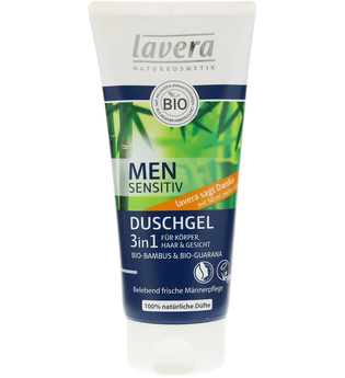 Lavera Men sensitiv Duschgel 3in 1 für Körper, Haar und Gesicht 200 ml