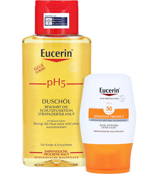 Eucerin pH5 Hautschutz Duschöl + gratis Eucerin Sun Sensitive Protect LSF30 75ml 200 Milliliter
