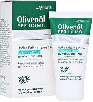 medipharma Cosmetics Medipharma Cosmetics Olivenöl Per Uomo Hydro Balsam Sensitiv Gesichtspflege 50.0 ml