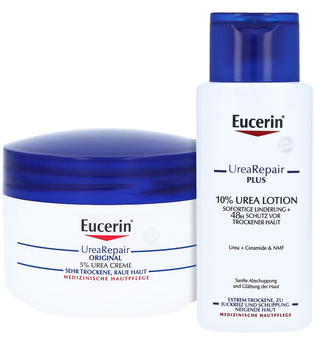 Eucerin UreaRepair Original Creme 5% + gratis Eucerin UreaRepair PLUS Lotion 10% (150 ml) 75 Milliliter