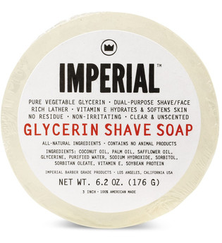 Imperial Barber Glycerin Shave & Face Soap Puck 176 g