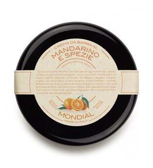 Mondial Luxury Shaving Cream Plexi Bowl 150 ml Mandarino E Spezie Rasiercreme