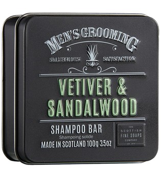 Scottish Fine Soaps Vetiver & Sandalwood Shampoo Bar 100 g