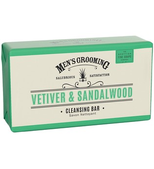 Scottish Fine Soaps Vetiver & Sandalwood Cleansing Body Bar 220 g