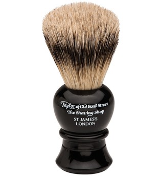 Taylor of Old Bond Street Super Badger Shaving Brush small/medium black Rasierpinsel