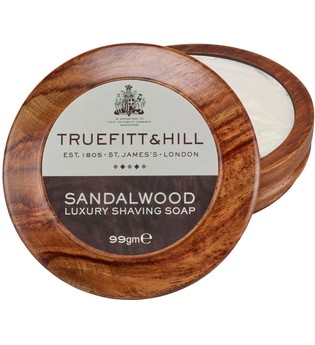 TRUEFITT & HILL Sandalwood Luxury Shaving Soap in Wooden Bowl Gesichtsseife 99.0 g