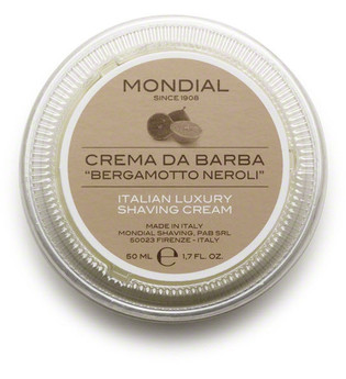 Mondial Luxury Shaving Cream Travel Pack 75 ml Bergamotto Neroli Rasiercreme