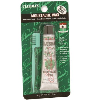 Clubman Pinaud Moustache Wax Hang Pack - Neutral 14 g