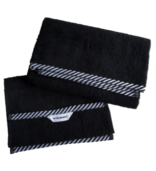 1o1BARBERS Barber Towel Black/White 40x80cm