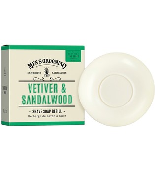 Scottish Fine Soaps Vetiver & Sandalwood Shave Soap Refill 100 g