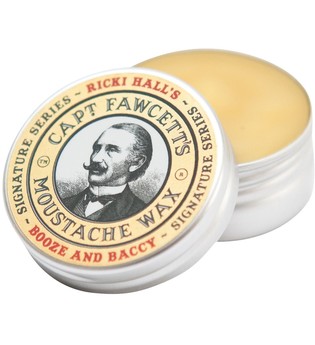 Captain Fawcett's Ricki Hall's Booze & Baccy Moustache Wax Bartpflege 15.0 ml