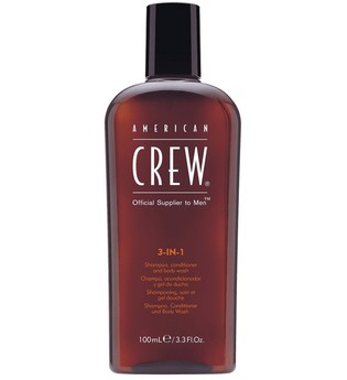 American Crew 3-in-1 Body Wash, Shampoo und Conditioner Travel Size 100 ml