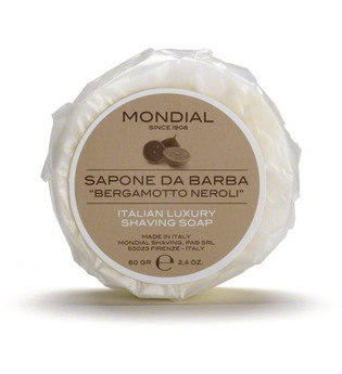 Mondial Luxury Shaving Soap Travel Pack 60 g Bergamotto Neroli Rasierseife