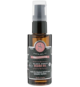 Suavecito Produkte Premium Blends Black Amber Beard Oil Bartpflege 30.0 ml