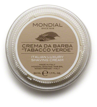 Mondial Luxury Shaving Cream Travel Pack 75 ml Tabacco Verde Rasiercreme