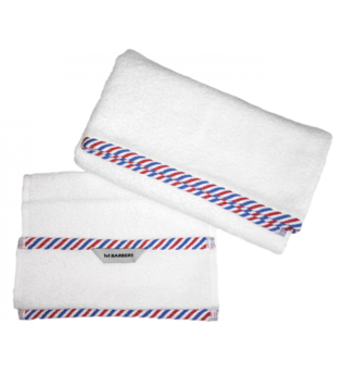 1o1BARBERS Barber Towel White/Red/Blue 20x40cm