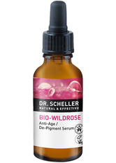 DR.SCHELLER Bio-Wildrose Serum + gratis BIO:VÉGANE Cranberry Tuchmaske 30 Milliliter