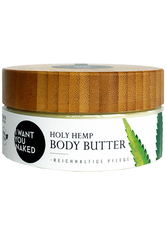 I Want You Naked Holy Hemp Body Butter Bio-Hanfsamenöl & Vitamin E 200 ml Körperbutter