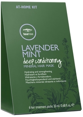 Paul Mitchell Tea Tree Lavender Mint Deep Conditioning Mineral Hair Mask Packung mit 6 x 20 ml