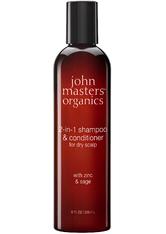 John Masters Organics Scalp Conditioning Shampoo with Zinc & Sage Conditioner 236.0 ml