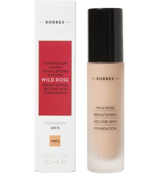 Korres Wild Rose Brightening Second Skin Foundation 30 ml WRF2 Flüssige Foundation