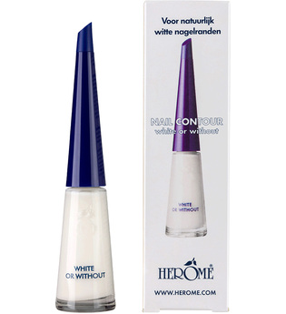 Herôme Nägel Nagel Dekoration Perfect Nail Contour White or Without 10 ml
