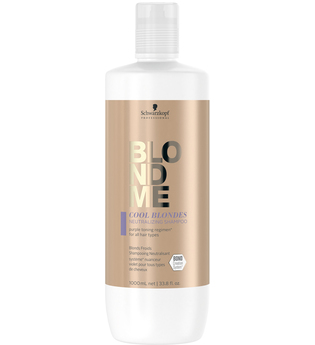 Schwarzkopf Professional BlondMe Tone Enhancing Bonding Shampoo Cool Blondes 1000 ml