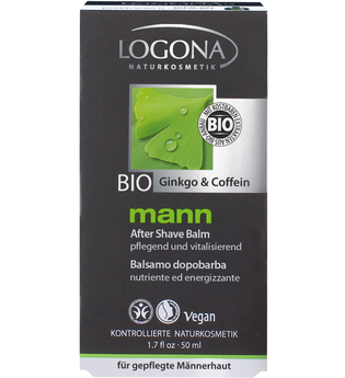 Logona Men Care Mann After Shave Balm Bio-Ginkgo & Bio-Coffein After Shave 50.0 ml